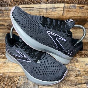 Brooks Levitate StealthFit 5 Running Shoes Black/Ebony/Lilac US Women 7.0